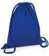 W260 Westford Mill Organic Premium Cotton Gymsac Bright Royal colour image